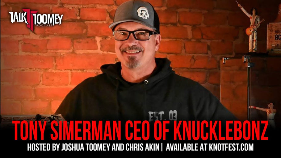 Tony Simerman on creating metal statues with KnuckleBonz on the latest Talk Toomey Podcast