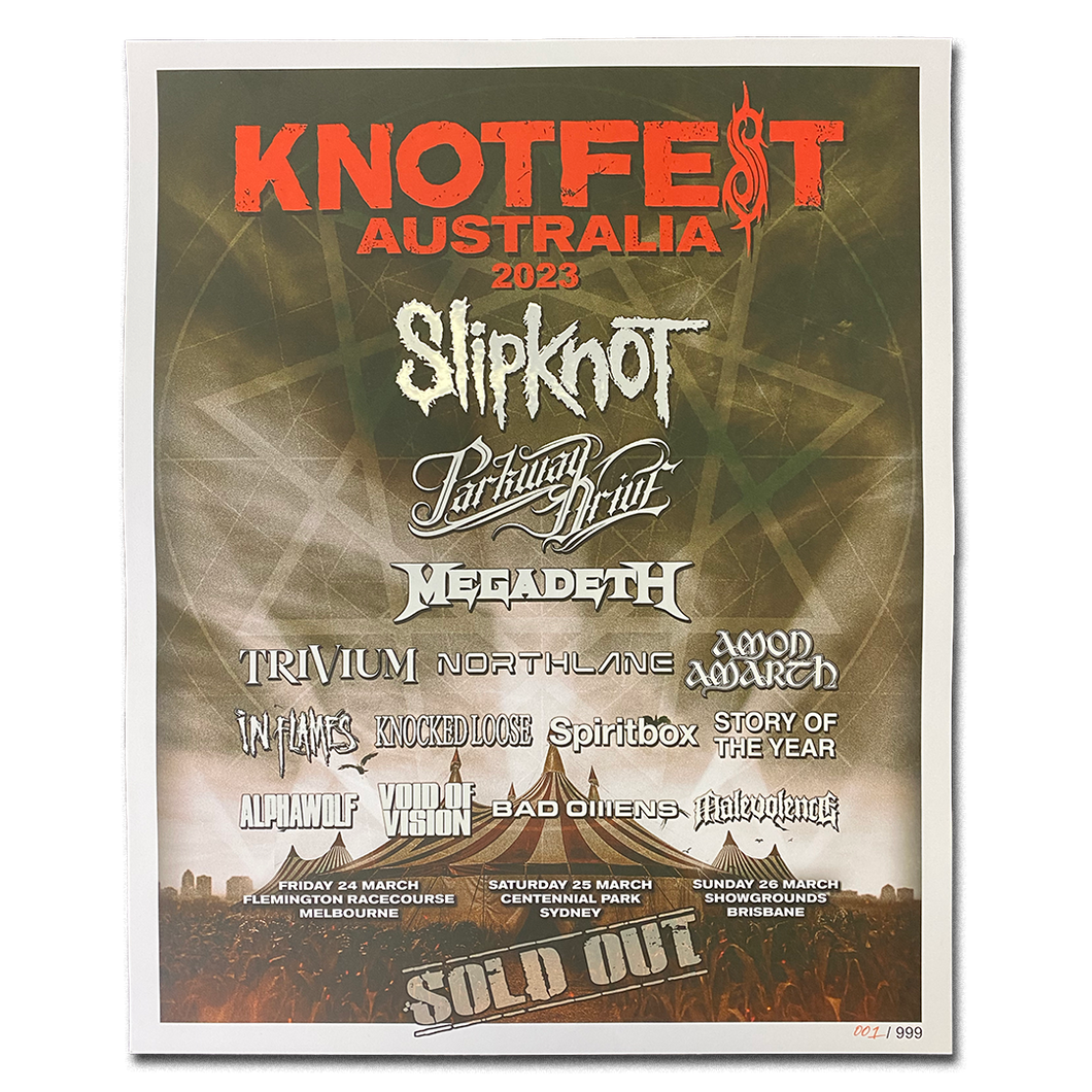 Knotfest Australia 2023 Poster