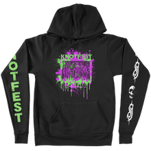 Load image into Gallery viewer, Knotfest Barcode Splatter Pullover Hoodie
