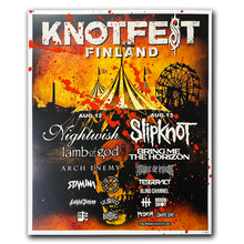 Load image into Gallery viewer, Knotfest Finland 2022 Poster
