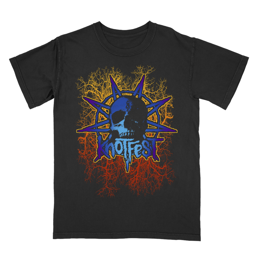 Knotfest Finland Star Skull Trees T-Shirt