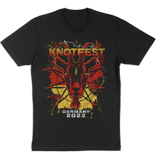 Load image into Gallery viewer, Knotfest Germany Goat Head T-Shirt

