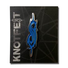 Load image into Gallery viewer, Knotfest Slipknot Tribal S Engraved Metal Pin
