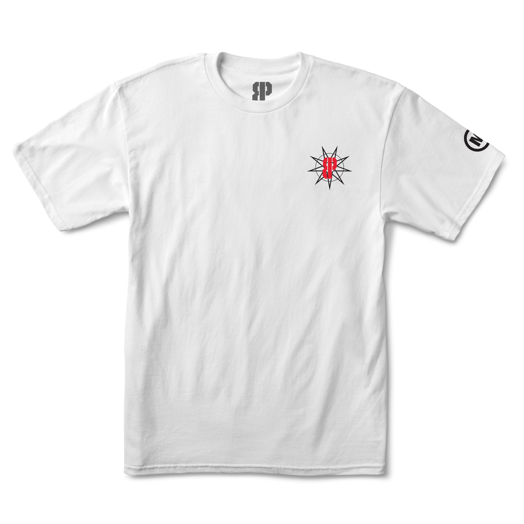 SK x BP White Barcode Tee