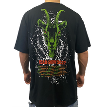 Load image into Gallery viewer, Knotfest 2022 Leg 2 Green Goat Head T-Shirt
